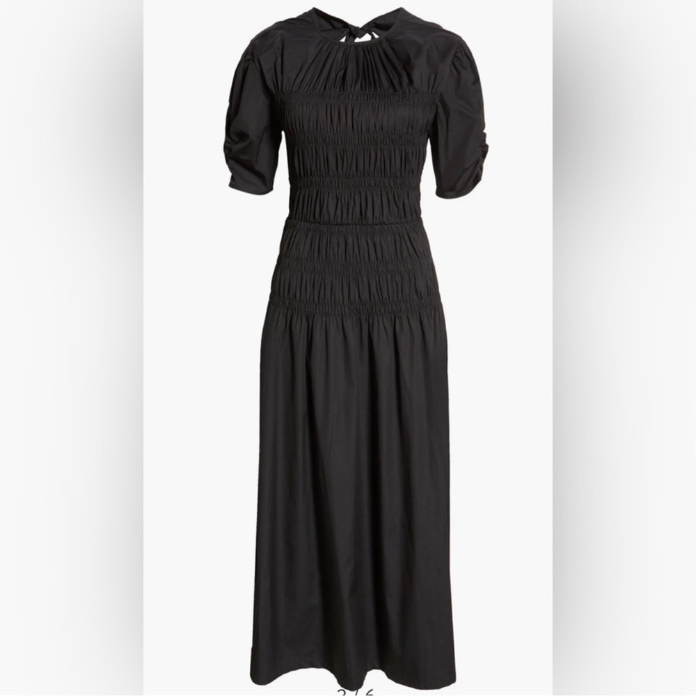 Open Edit Smocked Open Back Maxi Dress size 1X